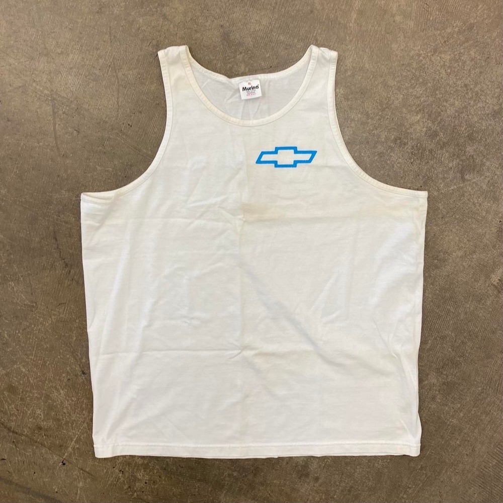 Vintage 90s Chevrolet Chevy Heartbeat of America Murina Tank Top Size XL